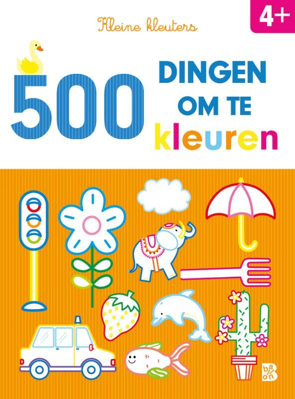 Omslag van boek: 500 dingen om te kleuren