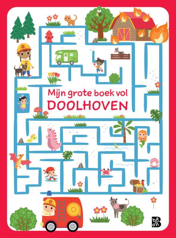 Omslag van boek: Mijn grote boek vol doolhoven