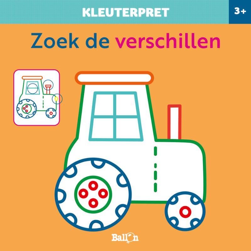 Omslag van boek: 3+Zoek de verschillen
