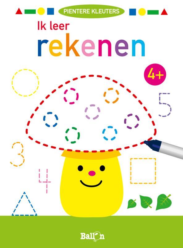 Omslag van boek: 4+Ik leer rekenen