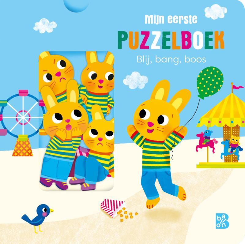 Omslag van boek: Puzzelboek: Blij, bang, boos