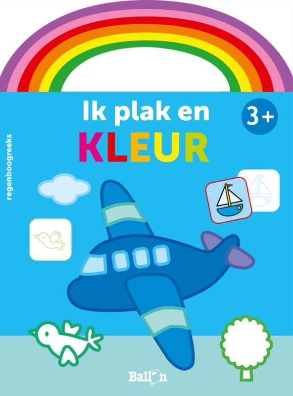 Omslag van boek: 3+Ik plak en kleur