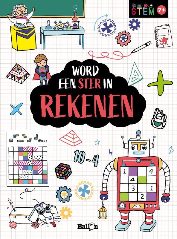 Omslag van boek: Word een ster in rekenen