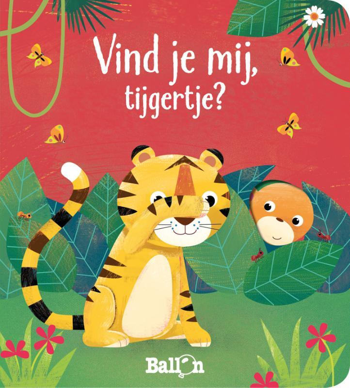 Omslag van boek: Vind je mij, tijgertje?