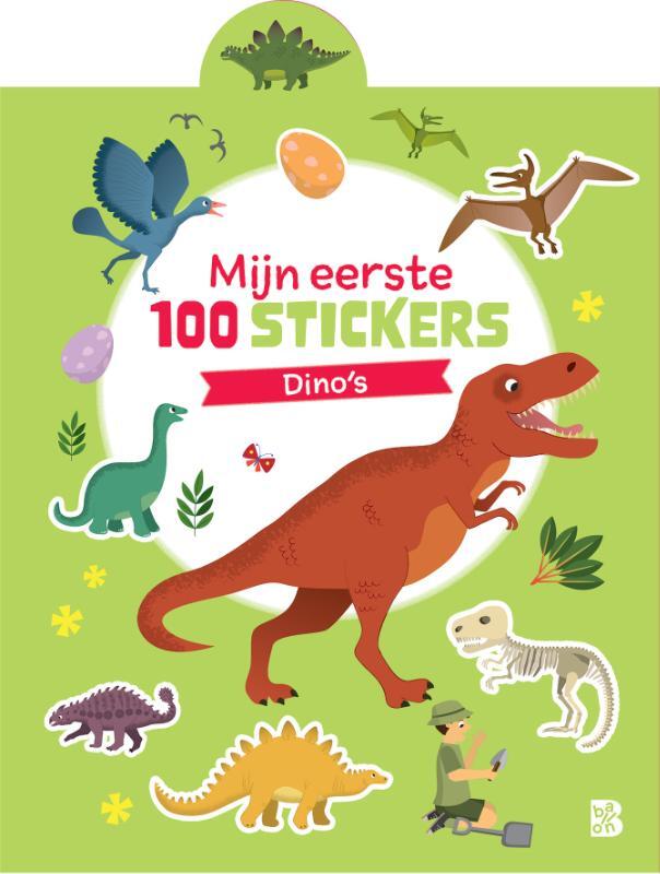 Omslag van boek: Mijn eerste 100 stickers: dino's