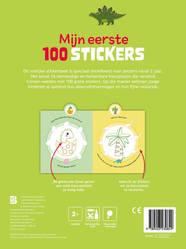 Mijn eerste 100 stickers: dino's 2