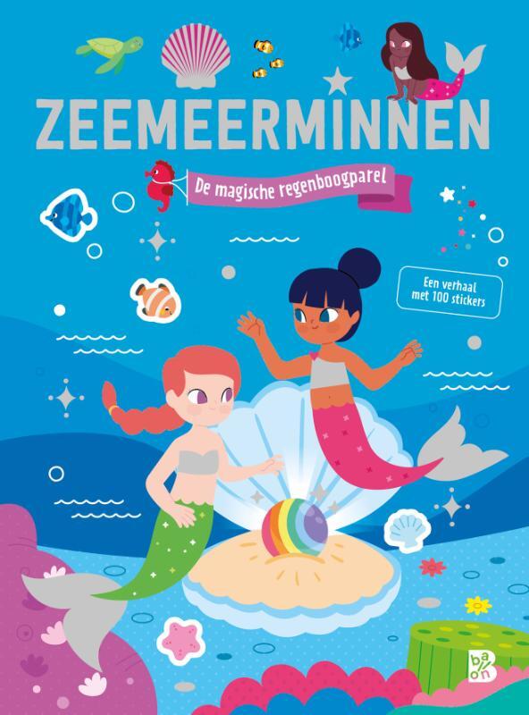 Omslag van boek: Zeemeerminnen: Verhalenplakboek: De magische regenboogparel