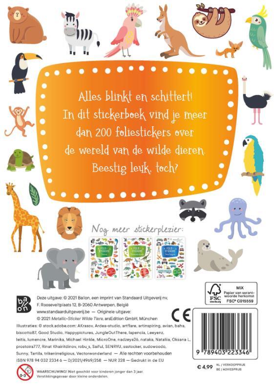 Foliestickers - Wilde dieren 2