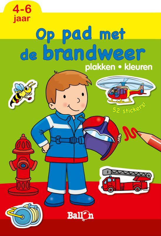 Omslag van boek: 4-6 jaarOp pad met de brandweer