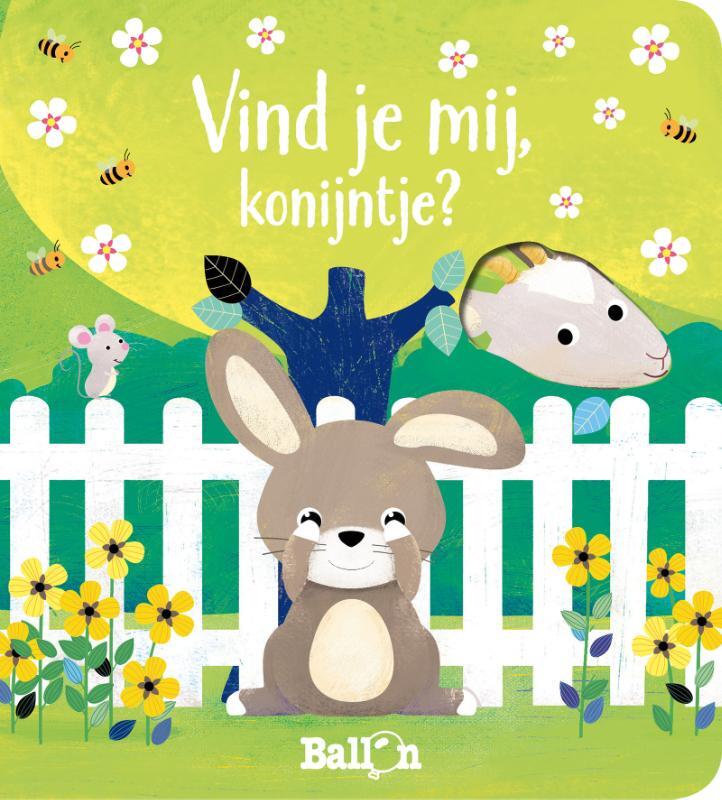 Omslag van boek: Vind je mij, konijntje?