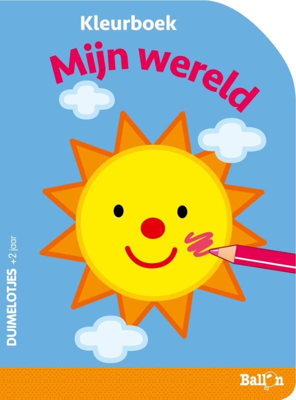 Omslag van boek: Mijn wereld kleurboek 2+