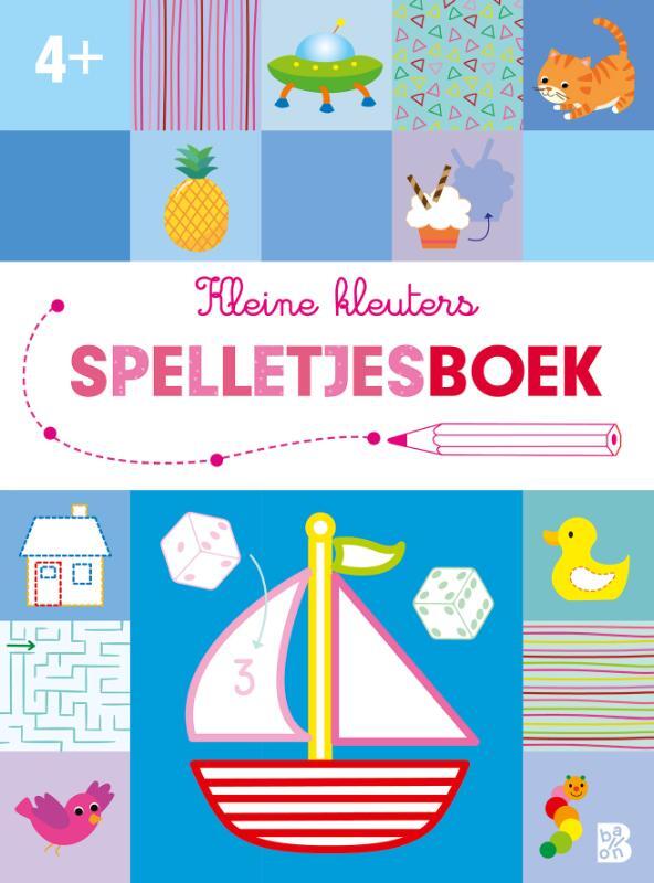 Omslag van boek: Kleine kleuters - Spelletjesboek 4+