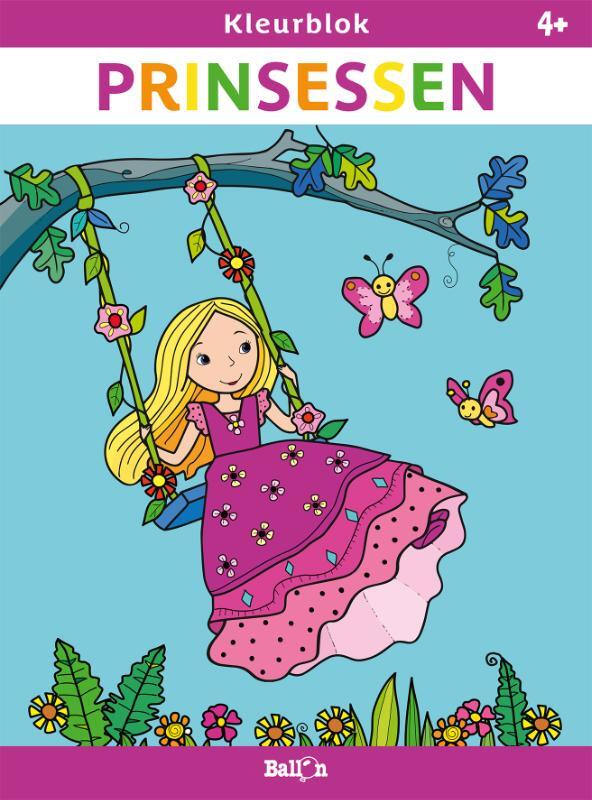 Omslag van boek: Kleurblok Prinsessen