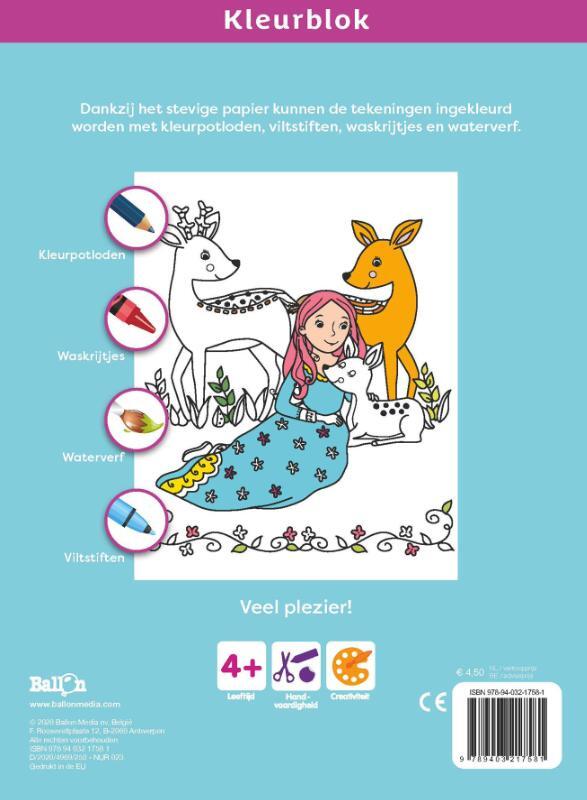 Kleurblok Prinsessen 2