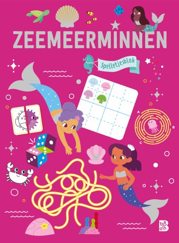 Omslag van boek: Zeemeerminnen: Spelletjesblok
