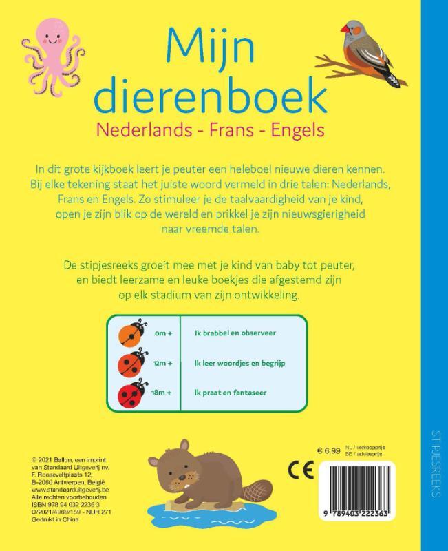Mijn dierenboek - Nederlands, Frans, Engels 2
