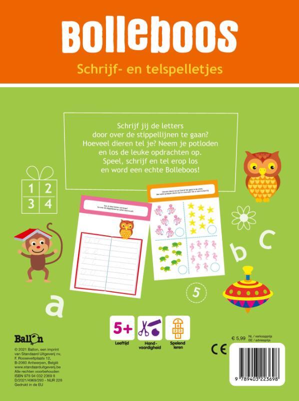 Schrijf- en telspelletjes 5+ 2