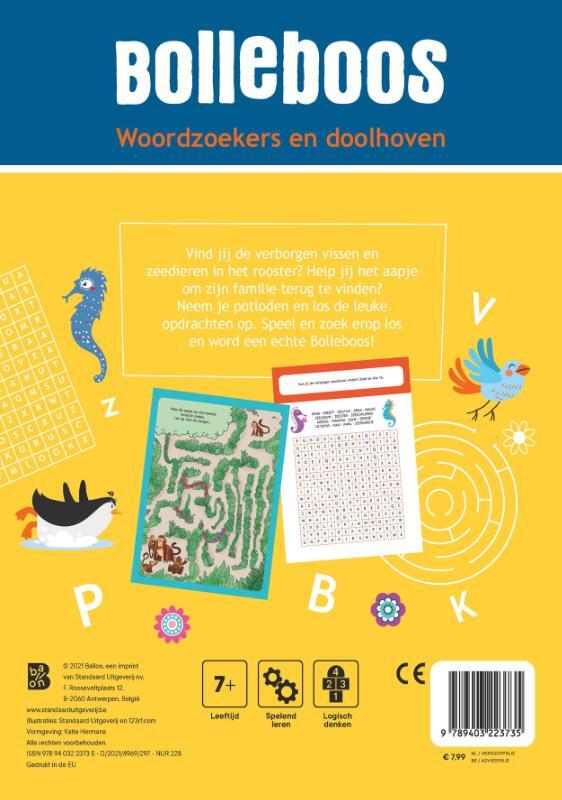 Woordzoekers en doolhoven 7+ 2