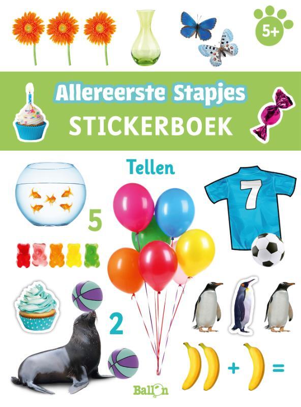 Omslag van boek: 5+Stickerboek tellen