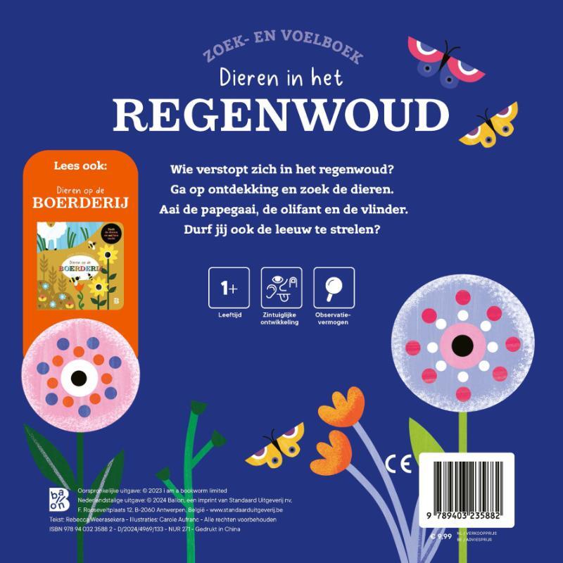 Zoek- en voelboek: Dieren in het regenwoud 2