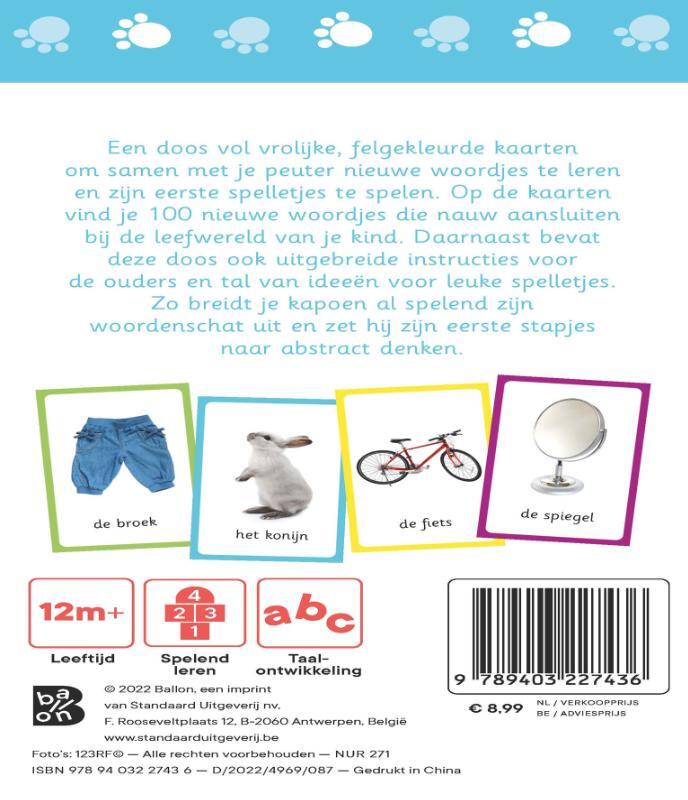 Kijk- en speelkaarten Woordjes 3