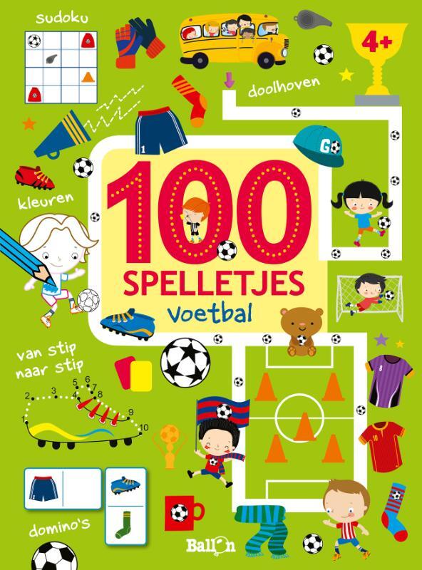 Omslag van boek: 100 spelletjes - Voetbal