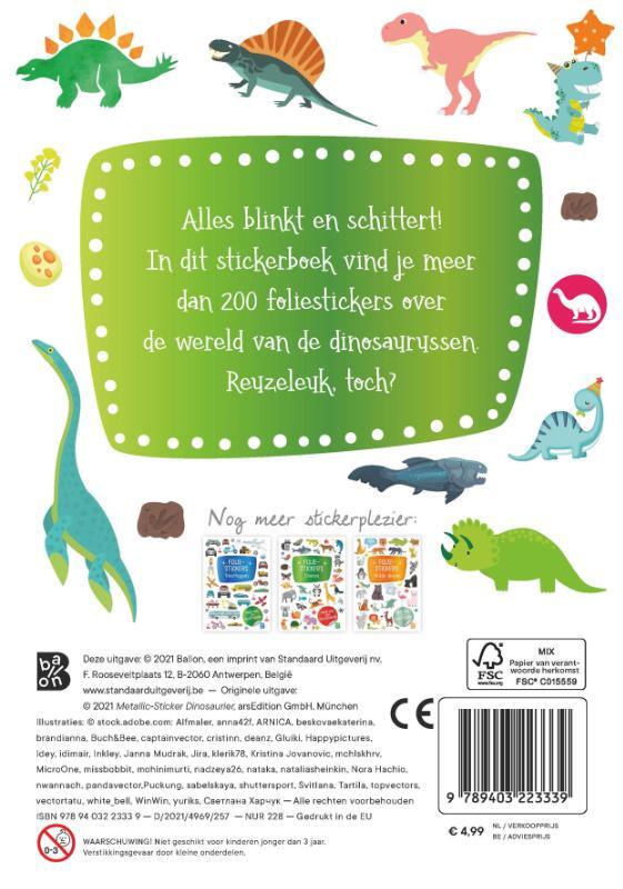 Foliestickers Dinosaurussen 2