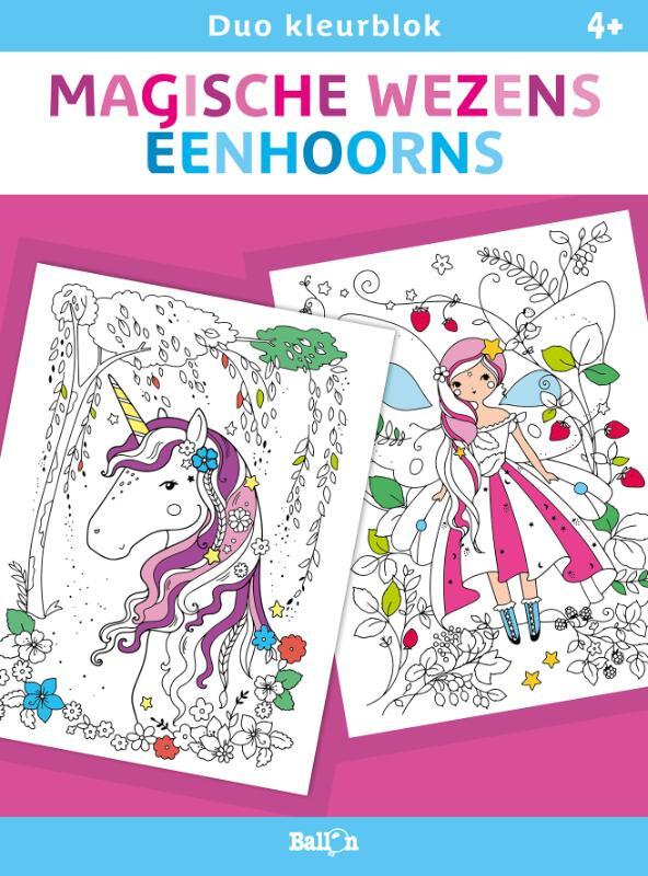 Omslag van boek: Magische wezens en eenhoorns