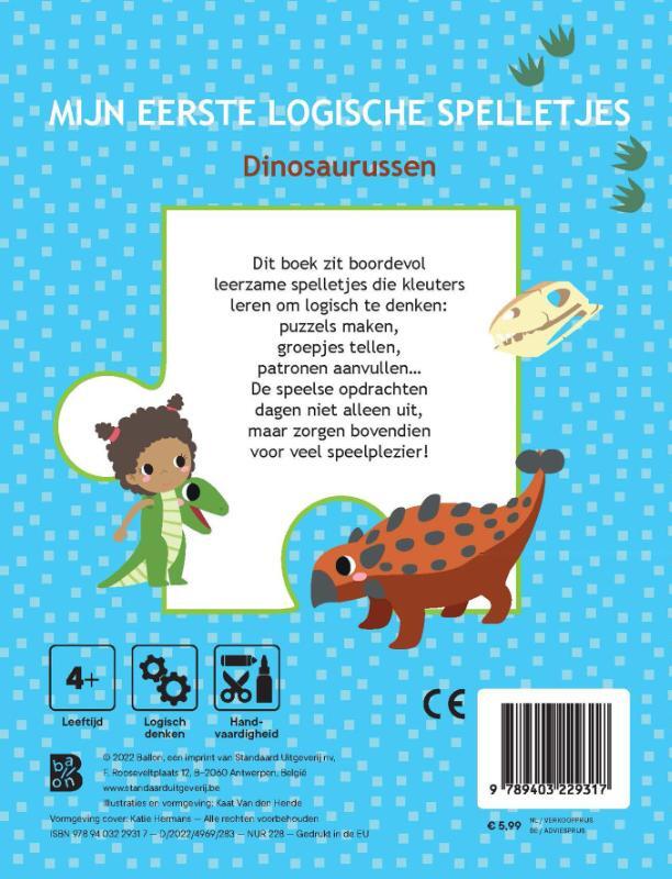 4+ Dino'sMijn eerste logische spelletjes 2
