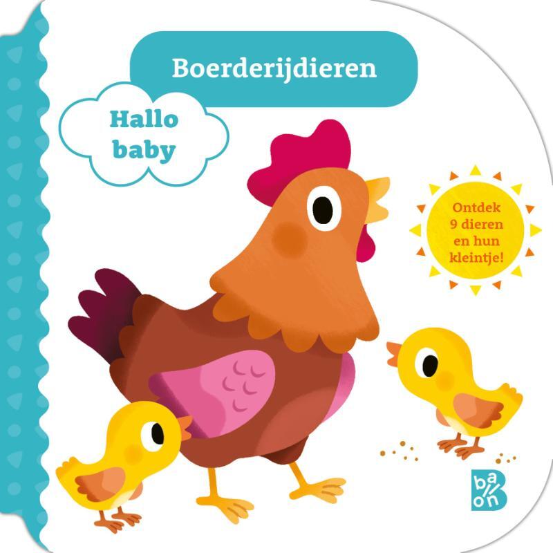 Omslag van boek: Hallo baby: Boerderijdieren