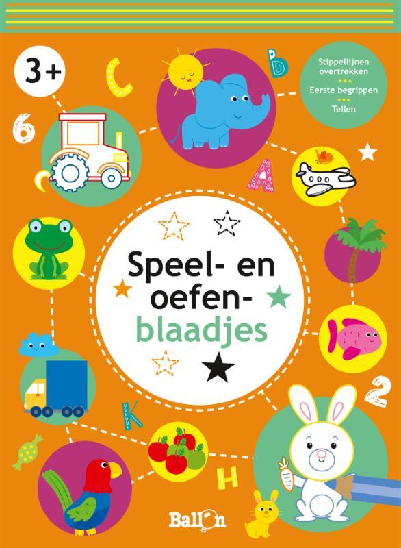 Omslag van boek: Speel- en oefenblaadjes 3+ (oranje)