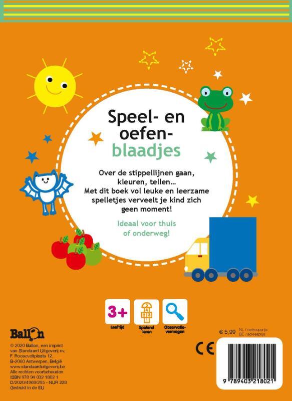 Speel- en oefenblaadjes 3+ (oranje) 2