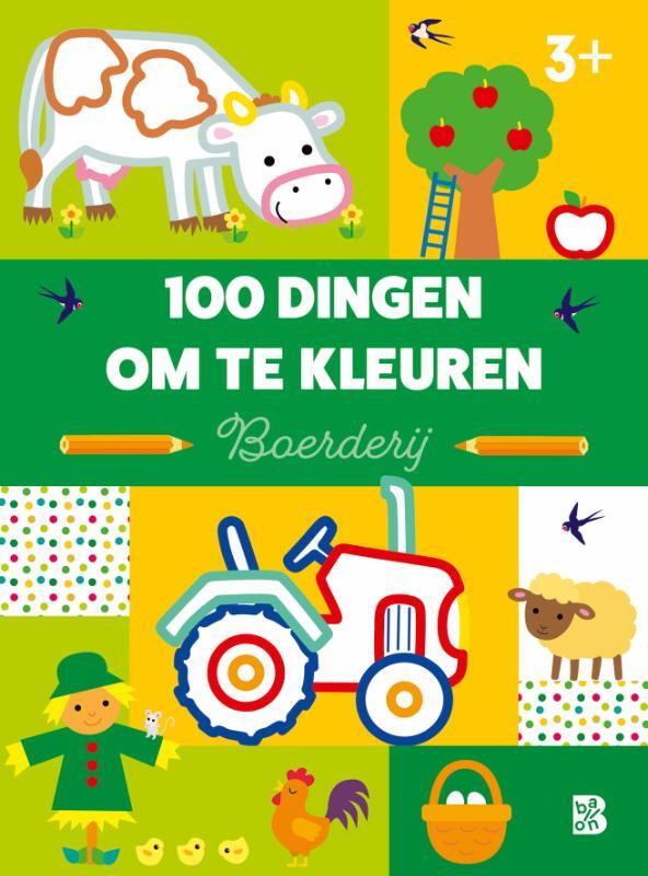 Omslag van boek: 100 dingen om te kleuren: boerderij