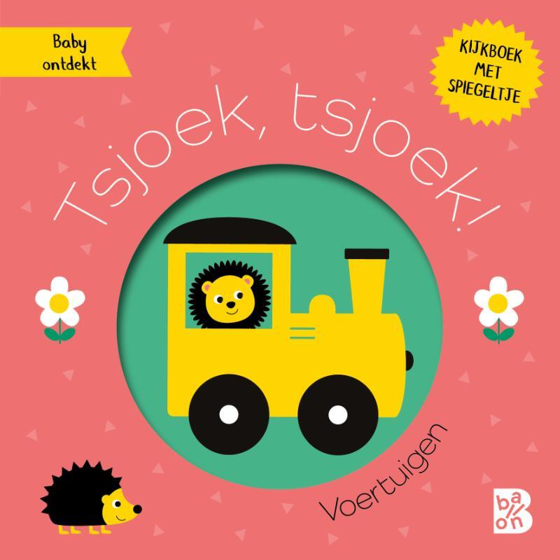 Omslag van boek: Kijkboekje met spiegeltje: Tsjoek, tsjoek!