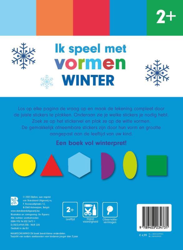 Ik speel met vormen: Winter 2