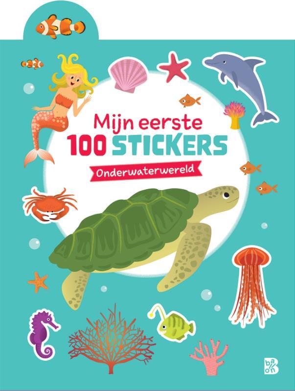 Omslag van boek: Mijn eerste 100 stickers: onderwaterwereld