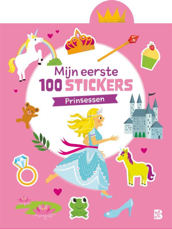Omslag van boek: Mijn eerste 100 stickers: prinsessen