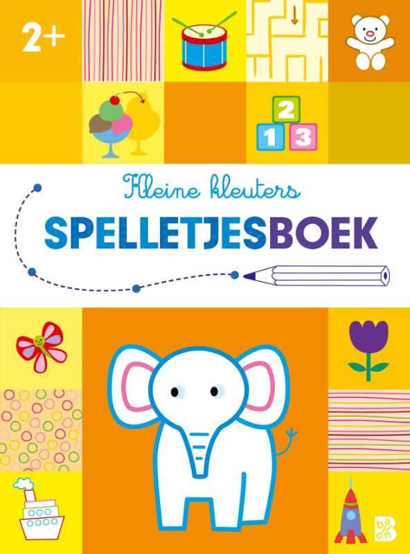 Omslag van boek: Kleine kleuters - Spelletjesboek 2+