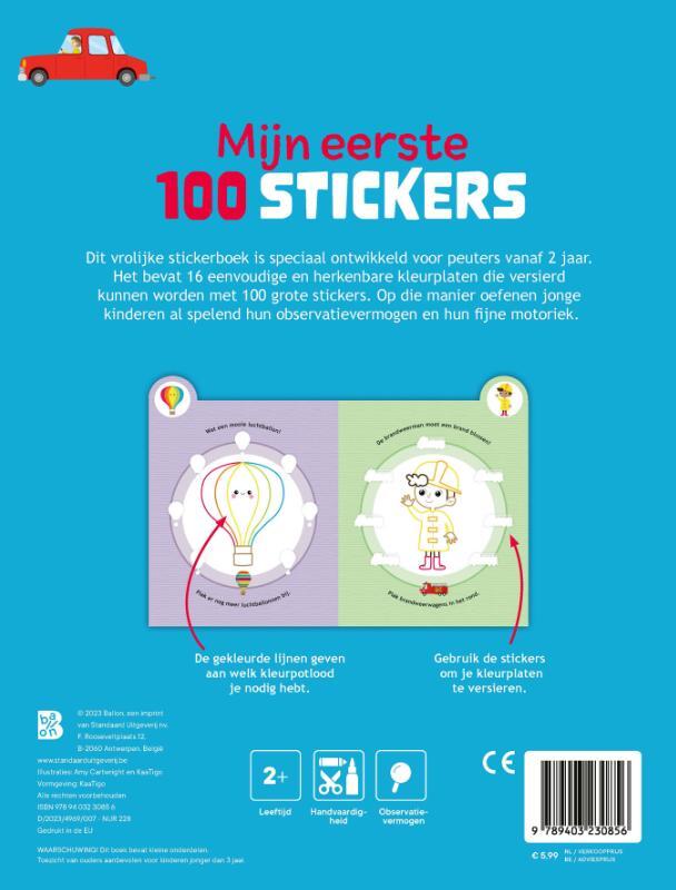 Mijn eerste 100 stickers: voertuigen 2