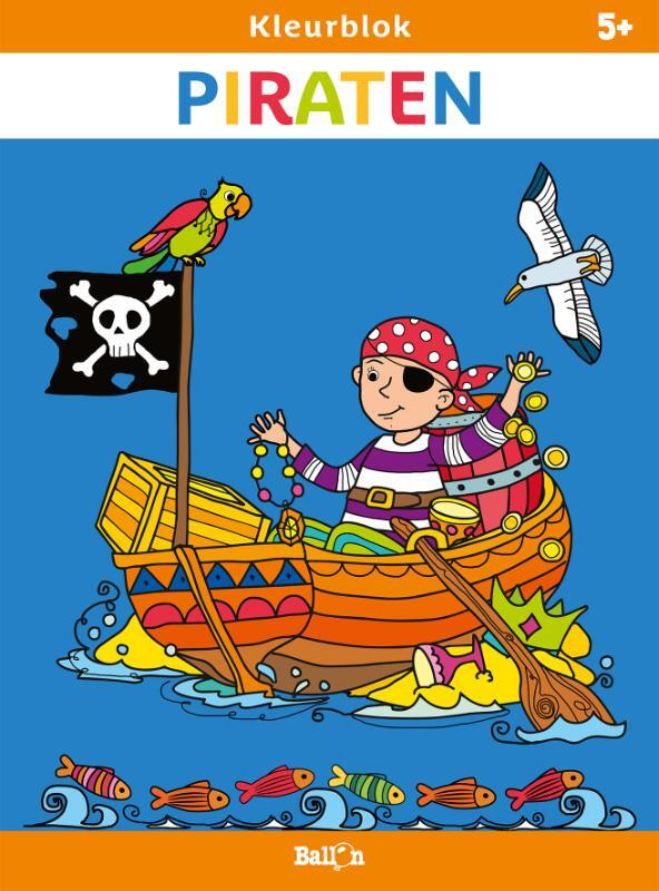 Omslag van boek: Kleurblok Piraten