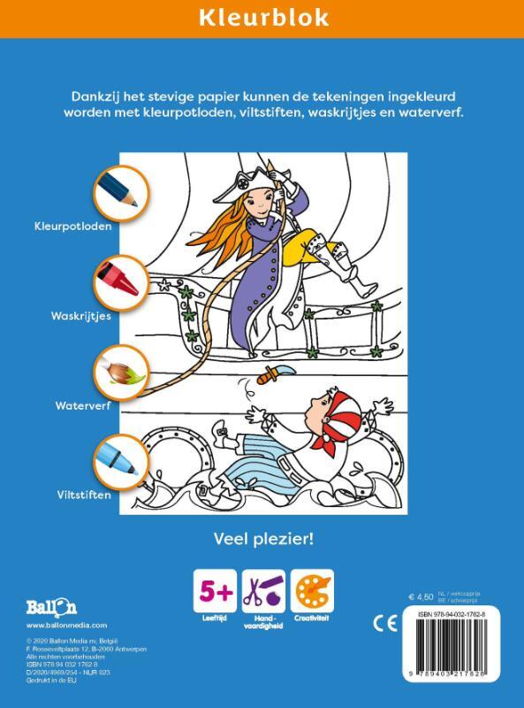 Kleurblok Piraten 2