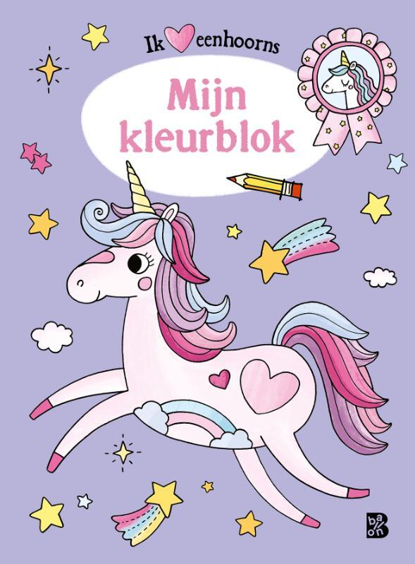 Omslag van boek: Eenhoorns kleurblok