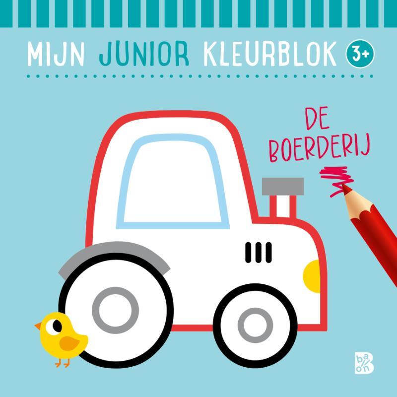 Omslag van boek: Mijn junior kleurboek de boerderij