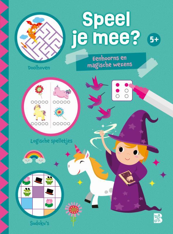 Omslag van boek: 5+Eenhoorns en magische wezens