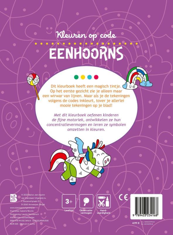 3+Kleuren op code: Eenhoorns 2
