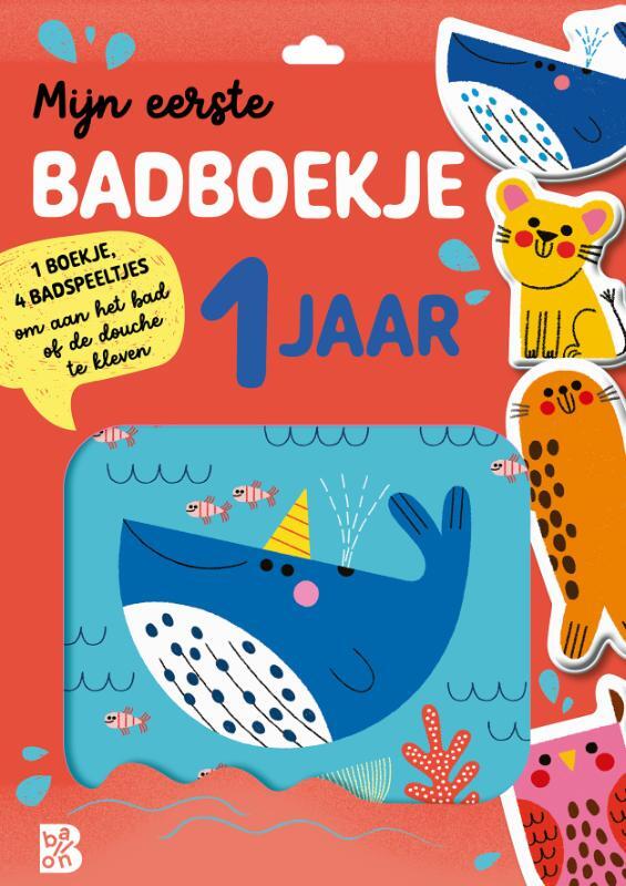 Omslag van boek: Mijn eerste badboekje - 1 jaar
