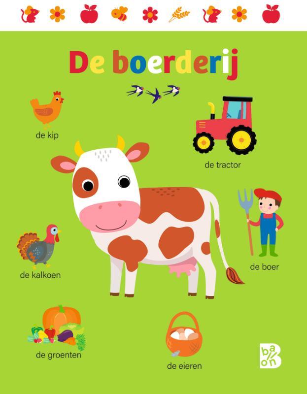 Omslag van boek: Mijn eerste woordjes: De boerderij