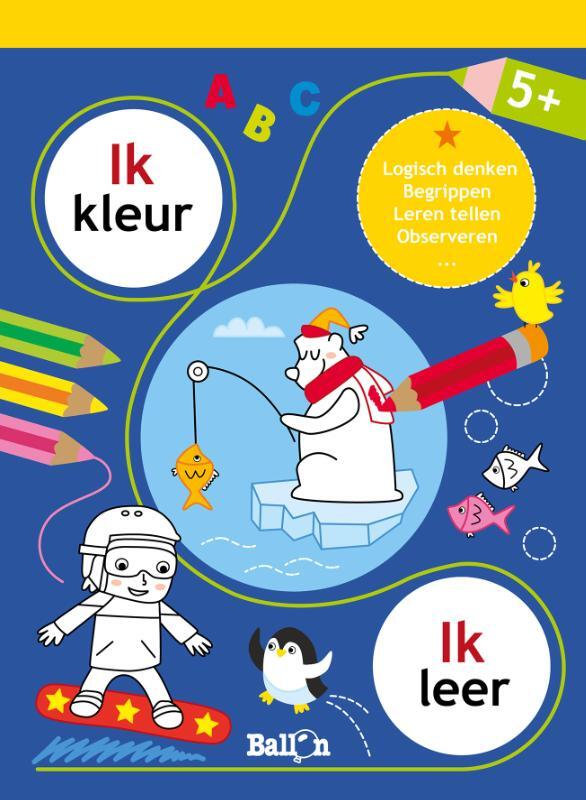 Omslag van boek: 5+Ik kleur ik leer