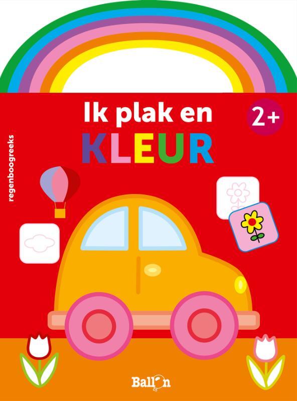 Omslag van boek: Ik plak en kleur 2+