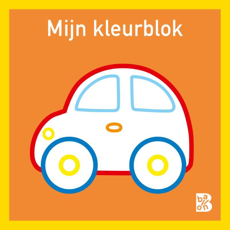 Omslag van boek: Mijn kleurblok - auto